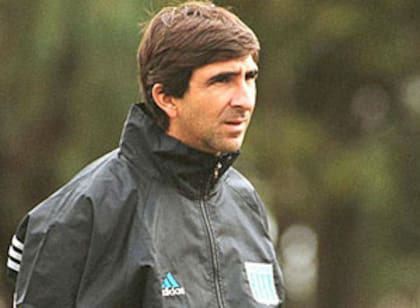 Gustavo Costas, durante uno de sus pasos por Racing