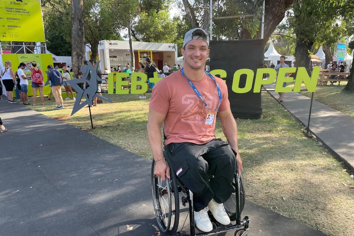 Gustavo Fernández, tenista argentino, referente mundial del deporte en la modalidad de silla de ruedas