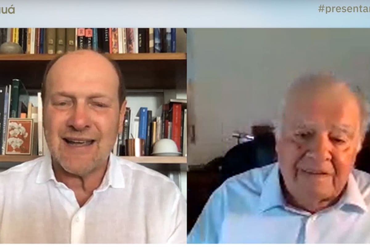 Gustavo Grobocopatel y Enrique Iglesias