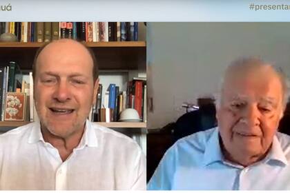 Gustavo Grobocopatel y Enrique Iglesias