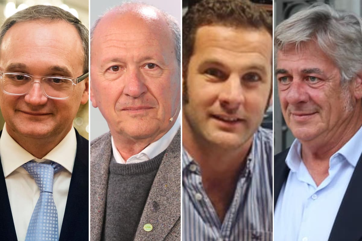 Gustavo Idígoras (Ciara-CEC), Carlos Castagnani (CRA), Ignacio Kovarsky (Carbap) y Nicolás Pino (SRA)