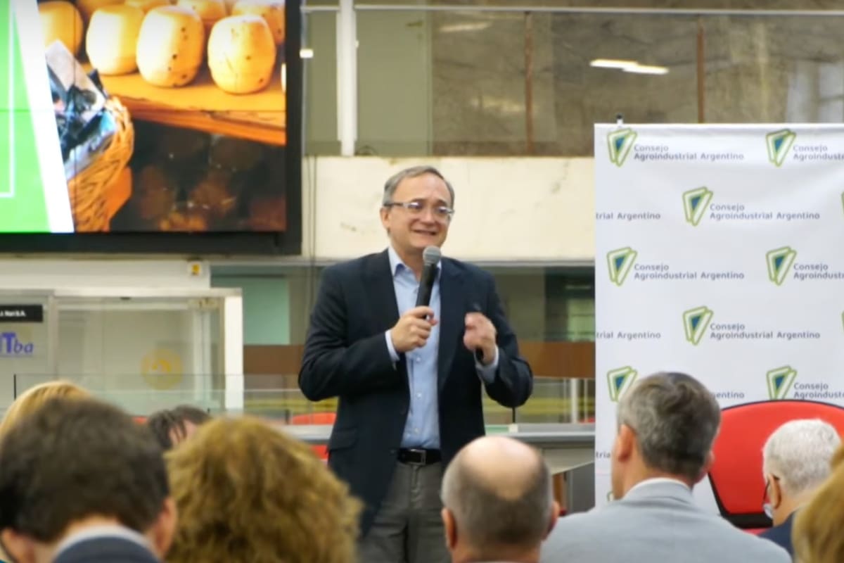 Gustavo Idígoras, coordinador técnico del Consejo Agroindustrial Argentino (CAA) y presidente de la Cámara de la Industria Aceitera y el Centro de Exportadores de Cereales (Ciara-CEC)