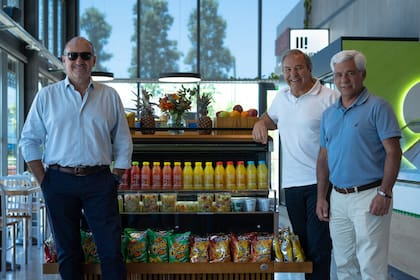Gustavo Laveaga, Claudio Reboredo y Federico Chierasco, los tres socios responsables de Lion Place.