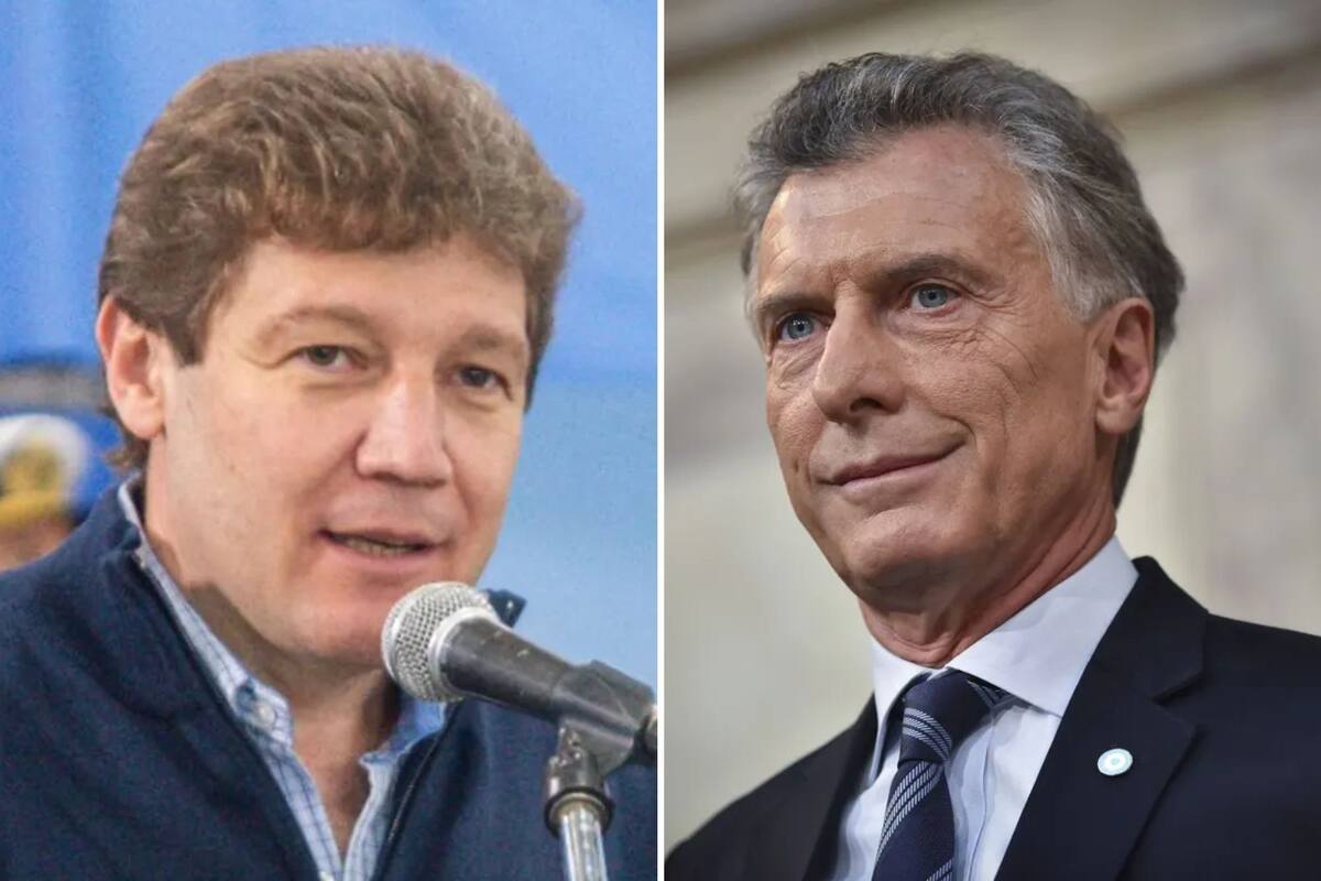 Gustavo Melella y Mauricio Macri