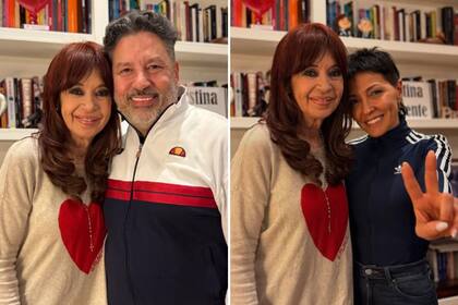 Gustavo Menéndez y Mayra Mendoza, dos intendentes que reclaman más fondos en el presupuesto bonaerense, y que son cercanos a Cristina Kirchner