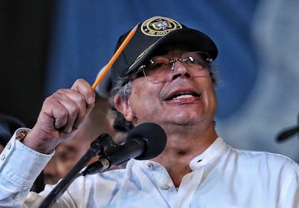 Gustavo Petro durante un mitin en Colombia (Archivo)