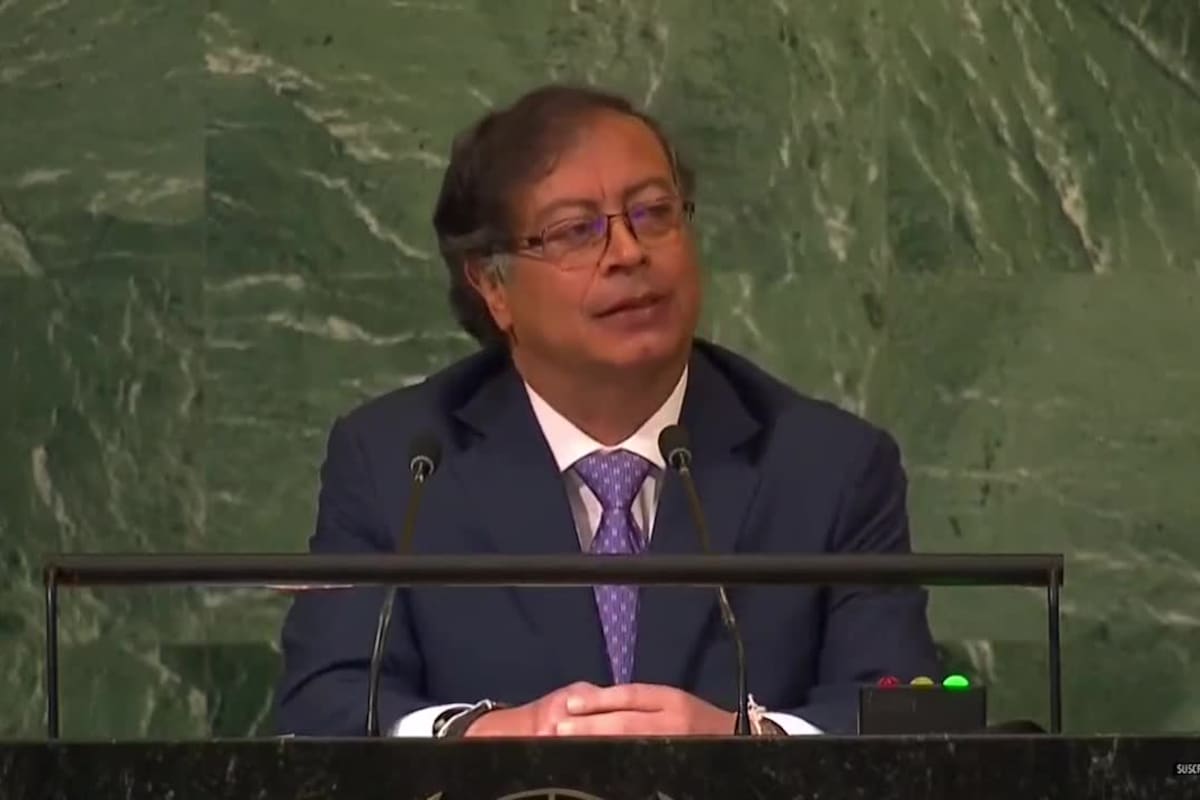 Gustavo Petro en su primera intervención ante las Naciones Unidas
