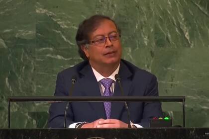 Gustavo Petro en su primera intervención ante las Naciones Unidas