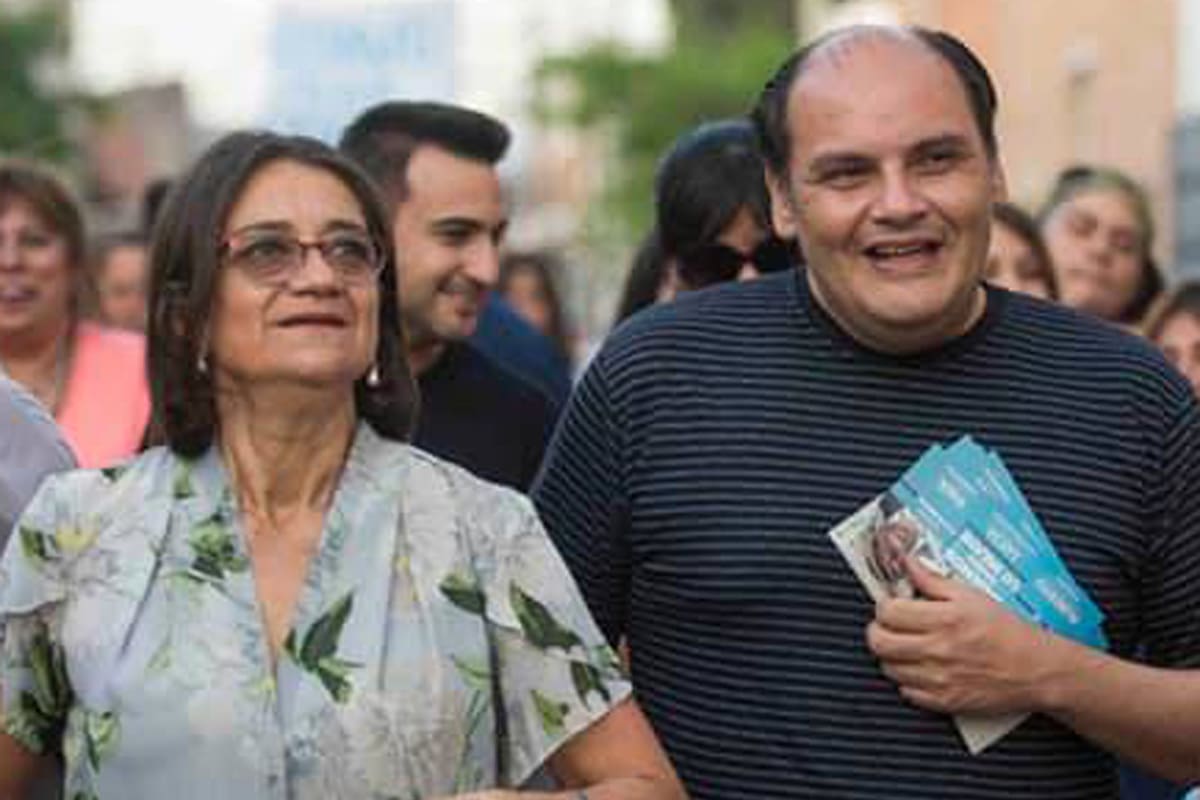 Gustavo Saadi y Lucía Corpacci