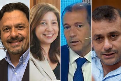 Gustavo Sáenz, Gobernador de Salta; Arabela Carreras, Gobernadora de Río Negro; Omar Gutiérrez, Gobernador de Neuquén; Oscar Herrera Ahuad, Gobernador de Misiones