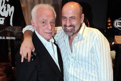 Gustavo Sofovich junto a su padre, Gerardo