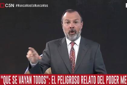 Gustavo Sylvestre aclaró que su mensaje estaba dirigido a los "generales golpistas"
