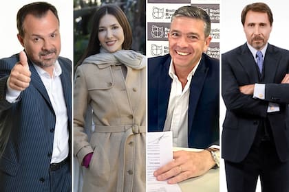 Gustavo Sylvestre, Cristina Pérez, Pablo Rossi y Eduardo Feinmann