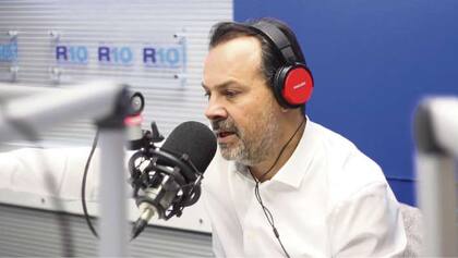 Gustavo Sylvestre, en la mañana de la 10