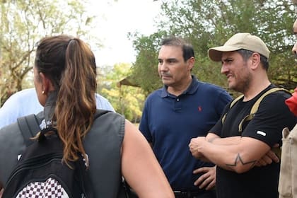 Gustavo Valdés y Juan Cabandié, en Corrientes