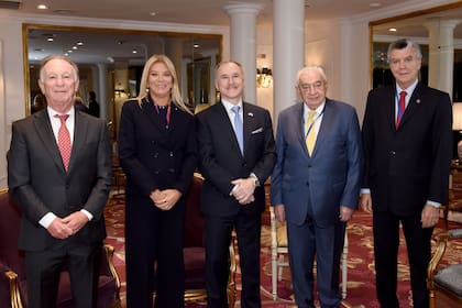 Gustavo Weiss, Bettina Bulgheroni, Peter Lamelas, Adelmo Gabbi y Natalio Grinman