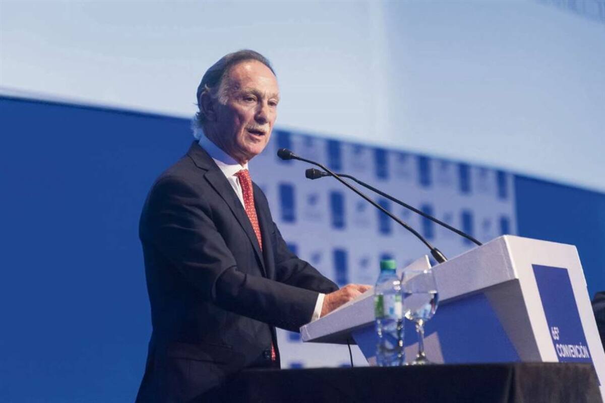 Gustavo Weiss, presidente de la Cámara Argentina de la Construcción, ayer, en Córdoba