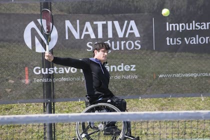 Gusti Fernández, el número 1 del circuito de tenis adaptado, jugará el Masters en Orlando, Estados Unidos.