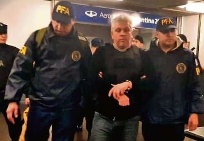 Gutiérrez, al ser detenido en la causa de los cuadernos
