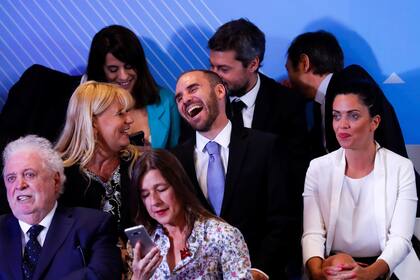 Guzmán, el día de la presentación del gabinete; está elaborado su plan económico