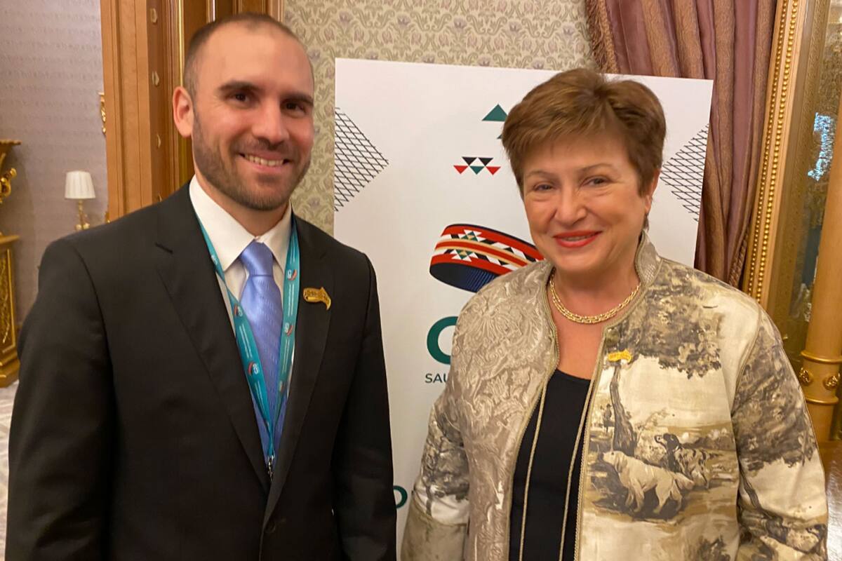 Guzmán y Georgieva volvieron a reunirse, esta vez en Riad