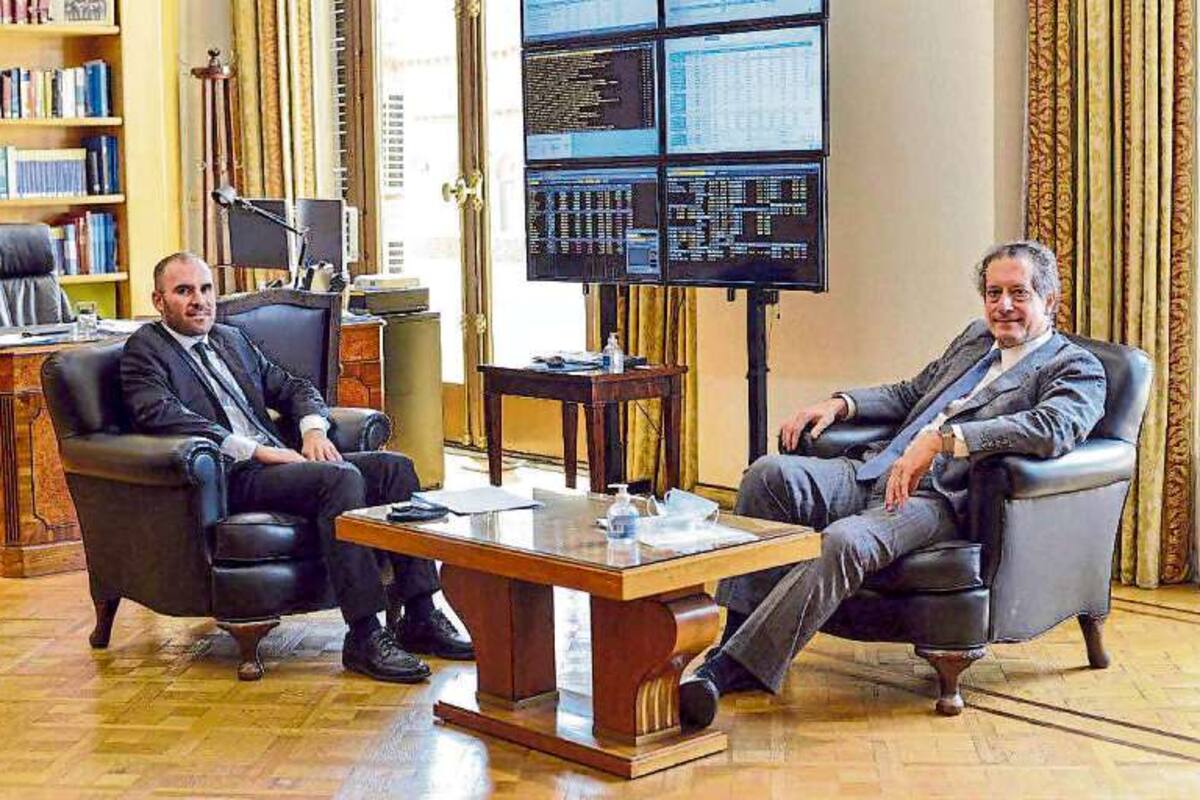 Guzmán y Pesce quisieron mostrarse ayer trabajando juntos