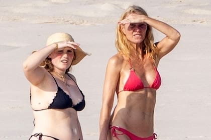 Gwyneth Paltrow decidió alejarse del frio invierno de Estados Unidos y pasar unos días en la costa mexicana junto a sus hijos, Apple y Moses, y su pareja