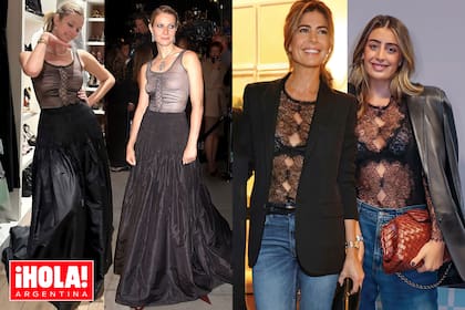Gwyneth Paltrow con su hija Apple Martin, y Juliana Awada con su hija Valentina Barbier
