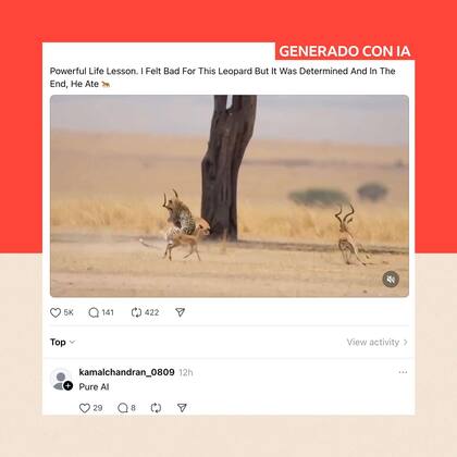 Ha crecido una reacción contra la "basura" de la IA, con muchos comentarios debajo de videos y fotos que ahora señalan si algo es generado por IA.