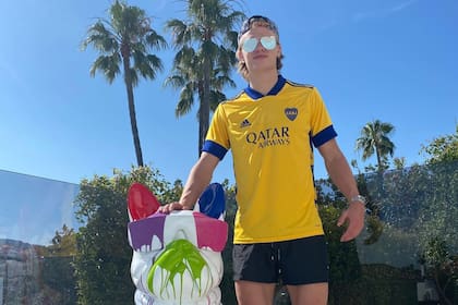 Haaland con la de Boca Juniors