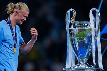 Haaland fue el goleador de la Champions League, con 12, pero no marcó en las semifinales contra Real Madrid ni en la final ante Inter