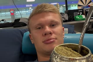 Haaland probó el mate: la reacción de los campeones del mundo y un especial agradecimiento