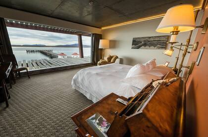 Habitación con vista a los fiordos.