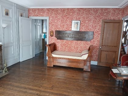 Habitación de Merceditas, ubicada en el segundo piso de la casa. Allí murió el general San Martín el 17 de agosto de 1850