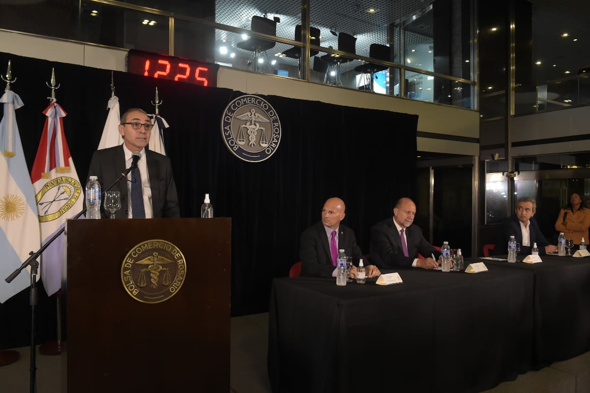 Habla Miguel Simioni, el presidente de la Bolsa de Comercio de Rosario. Foto: BCR