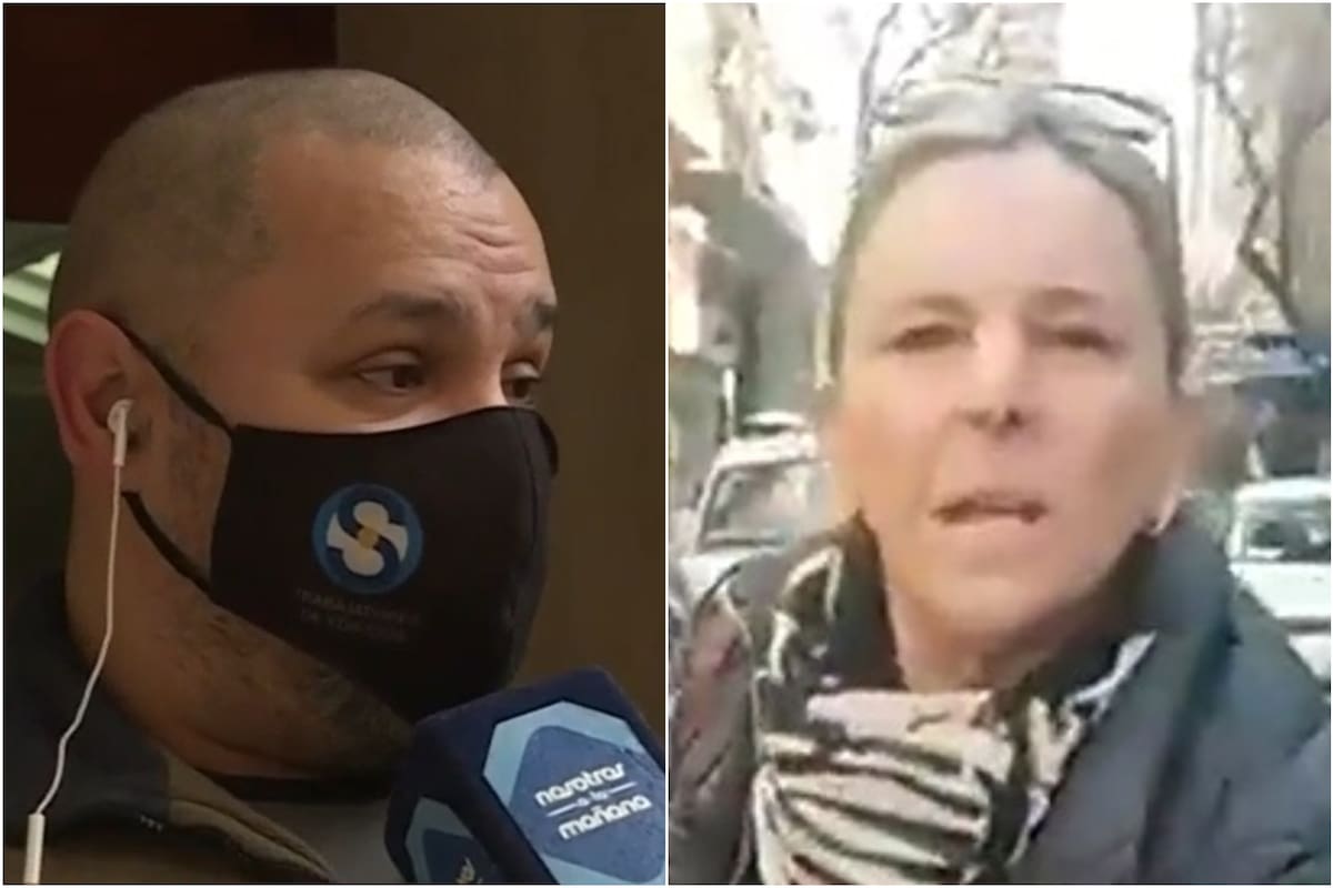 Habló el portero agredido por una mujer tras decirle que estacionó mal en Las Cañitas (Foto: Captura de video)
