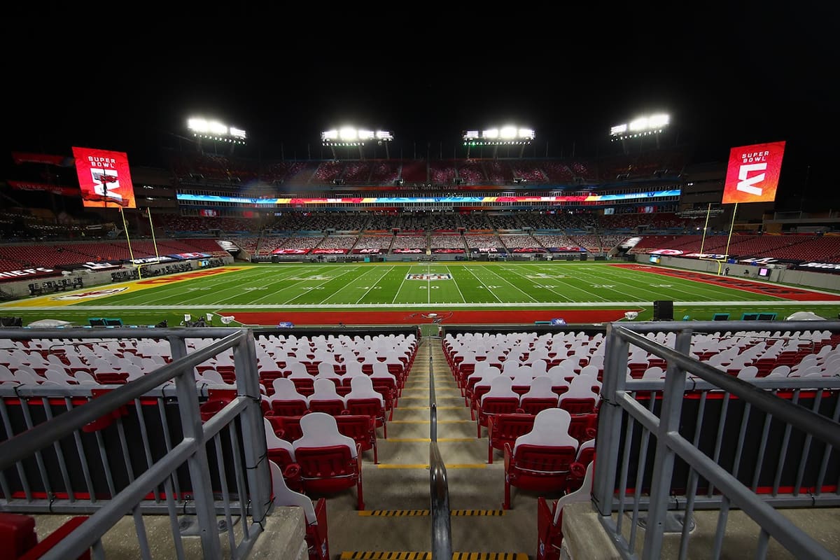 Habrá 22.000 espectadores en el Raymond James Stadium, con capacidad para más de 65.000