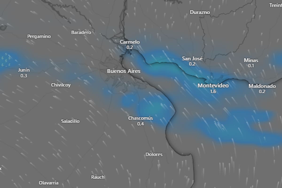 Habrá lluvias leves sobre el AMBA este martes 11 de marzo