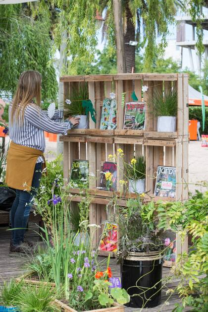 Habrá un paseo comercial con productos de diseño, plantas y artículos de jardinería