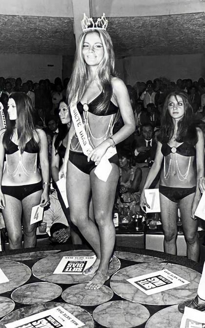 Hace 50 años, en la disco Enterprisse de Mar del Plata, Graciela Alfano era coronada como la tercera Miss Siete Días de la historia. Esa noche nació su leyenda.