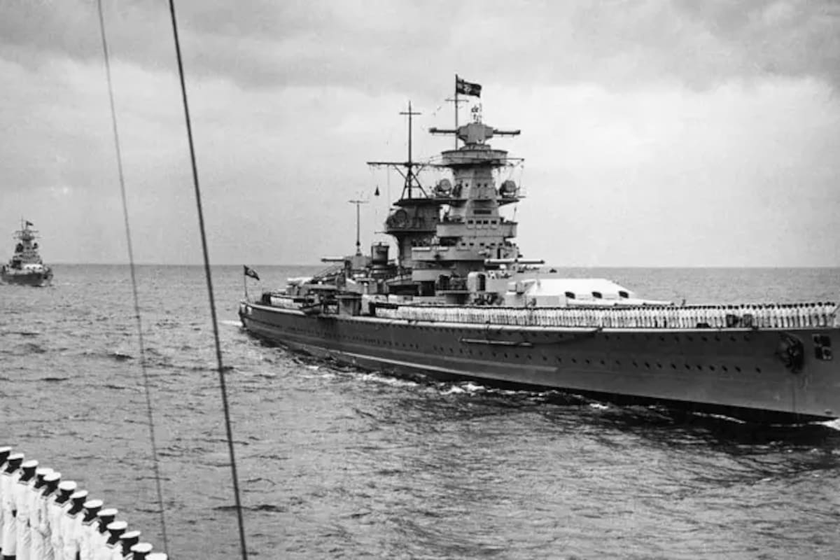 Hace 85 años, el "acorazado de bolsillo" Almirante Graf Spee se batió contra una formación británica formada por tres naves. Foto: Getty Images