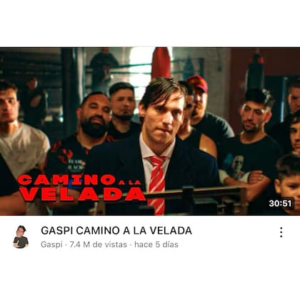 Hace un año, Gaspi se atrevió a grabar un corto: Camino a la velada