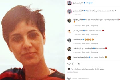 Hace unas semanas había compartido con sus seguidores un recuerdo de sus 19 años