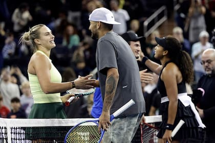 Hace unos días, en el Madison, Sabalenka y Kyrgios se enfrentaron en un partido de dobles junto a Tommy Paul y Naomi Osaka por la Garden Cup