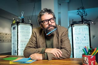 Liniers da cátedra de historietas en Estados Unidos