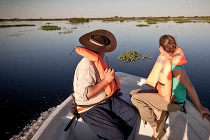 Hacia el arroyo Carambola en los Esteros del Iberá.
