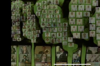 "Hacia el Mañana", la pieza final del oratorio ecológico que será interpretada por la Banda Sinfónica Nacional de Ciegos y más de 300 artistas de tres continentes