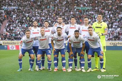 Hajduk Split, un equipo que guarda una histórica vinculación con la Argentina, gracias a un recordado partido con Boca