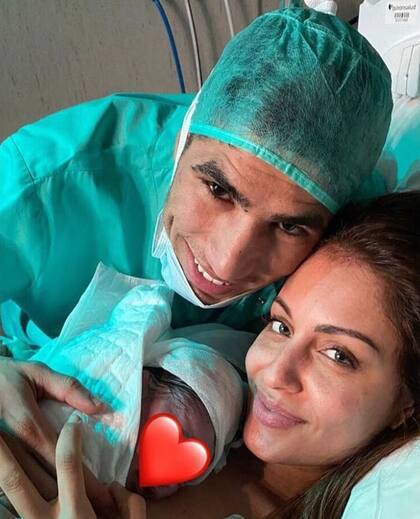 Hakimi y Abouk son padres de dos niños