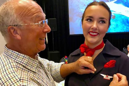 Hal y su hija pudieron compartir la Navidad en las alturas